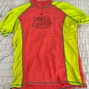 Rash guard for girls size extra large with royal Caribbean International